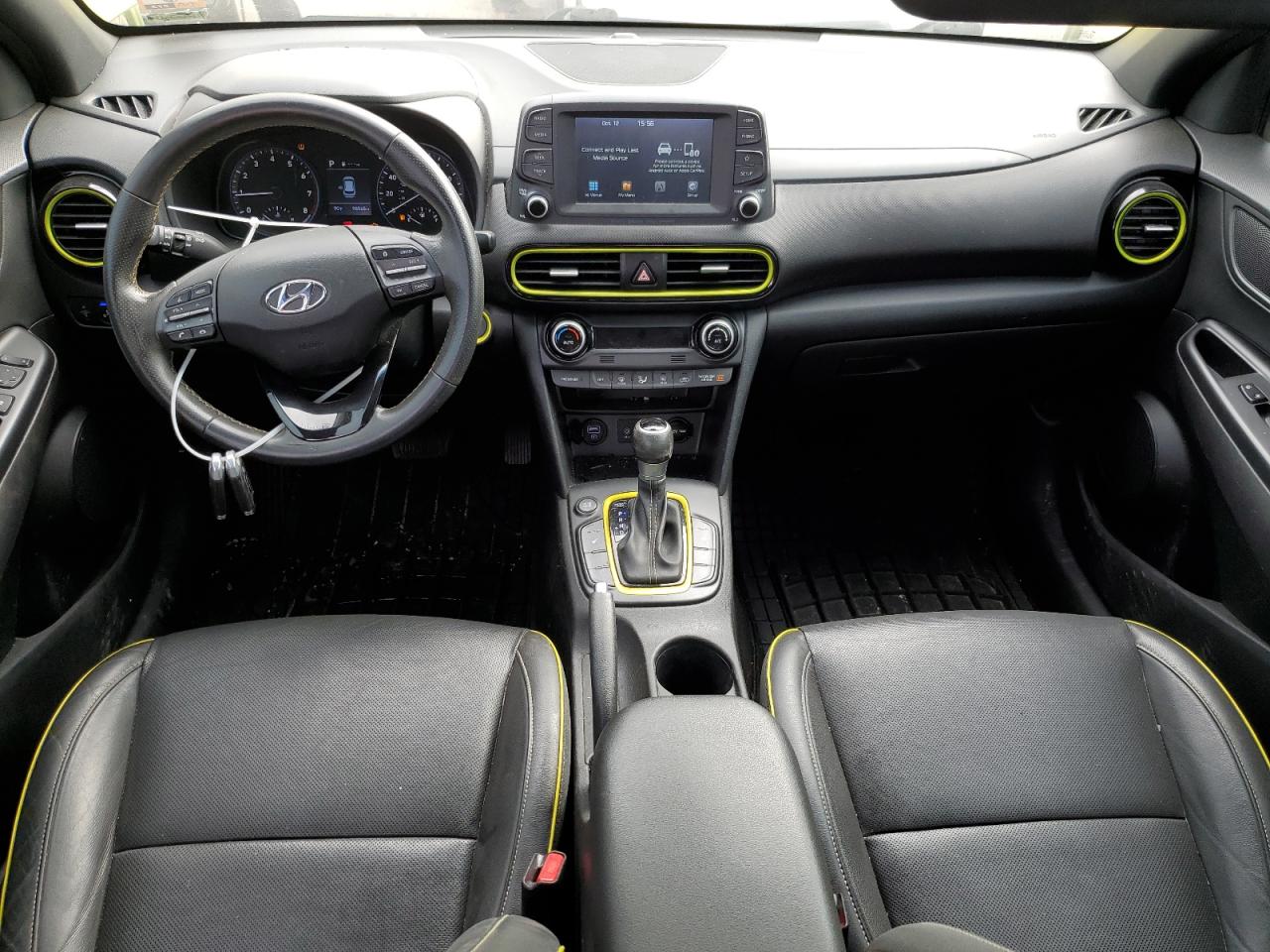 2019 Hyundai Kona VIN KM8K33A54KU217294 Copart auction photo, water/flood / rear end damage thumbnail 8