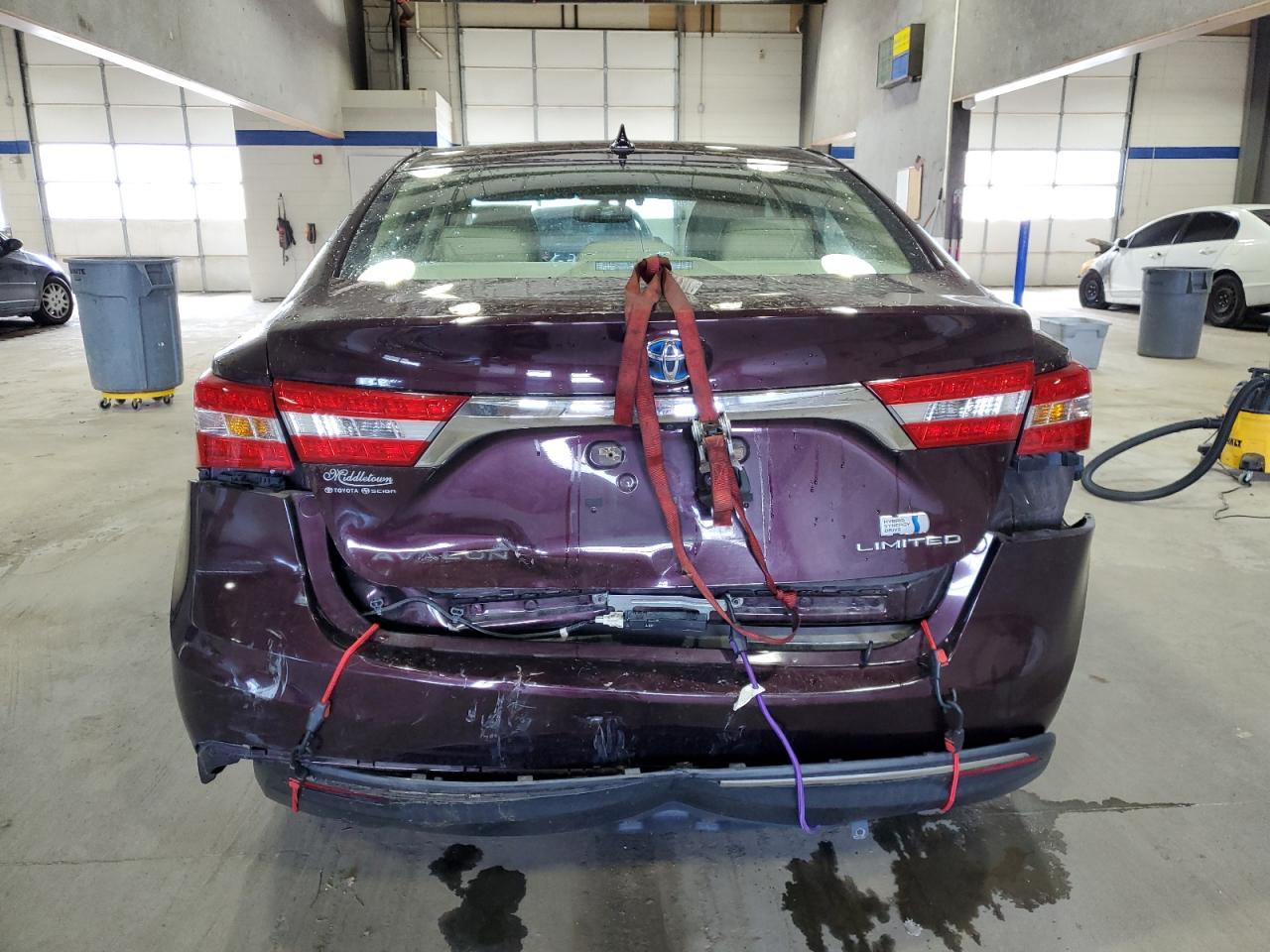 2014 Toyota Avalon VIN 4T1BD1EB7EU028449 Copart auction photo, rear end damage thumbnail 6