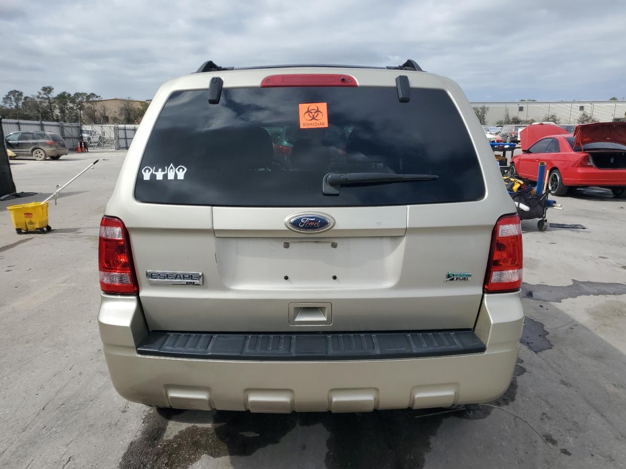 2010 Ford Escape VIN 1FMCU0DGXAKC71755 Copart auction photo, front end / side damage thumbnail 6