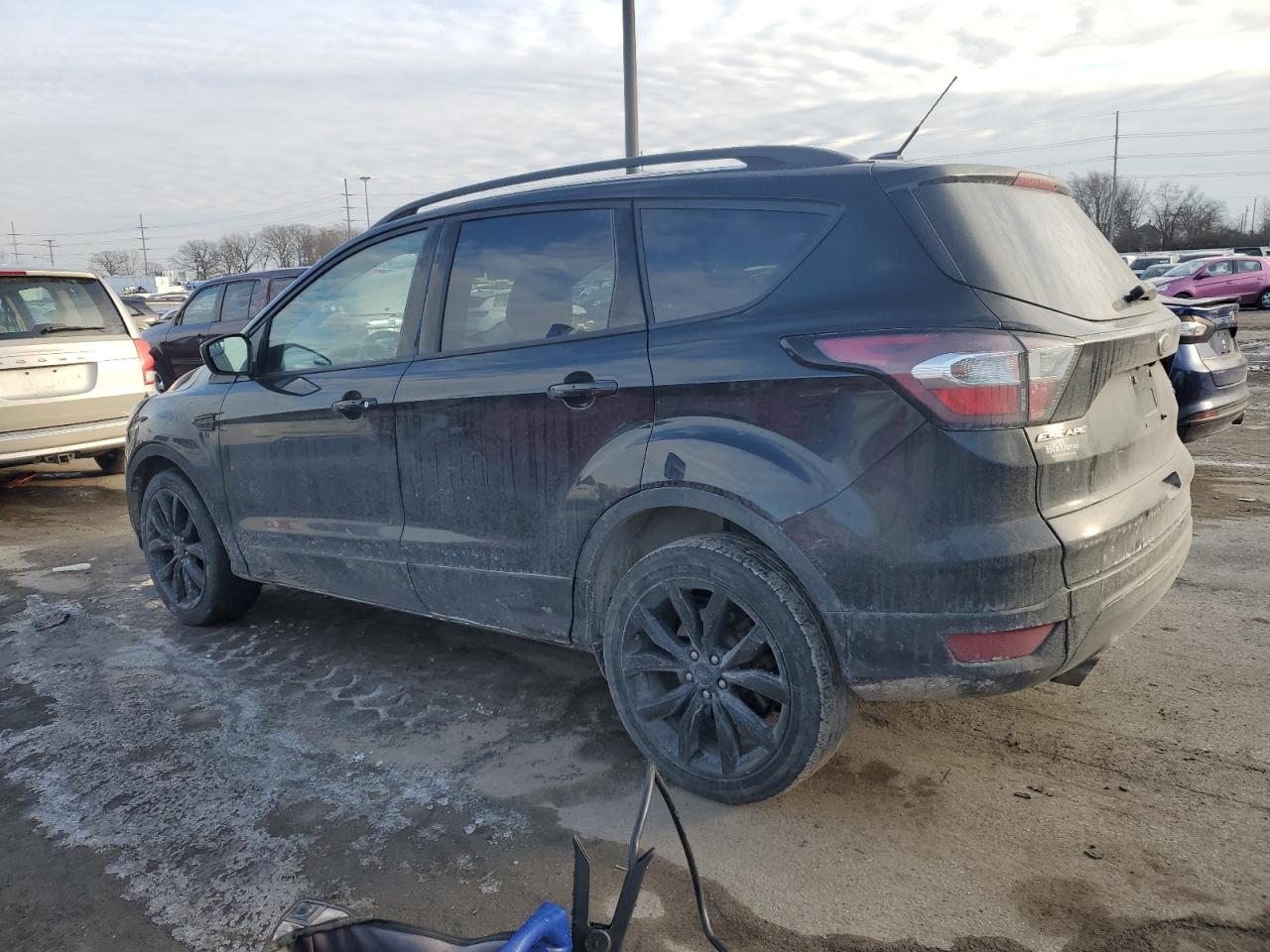 2017 Ford Escape VIN 1FMCU0GDXHUE14056 Copart auction photo, front end damage thumbnail 2