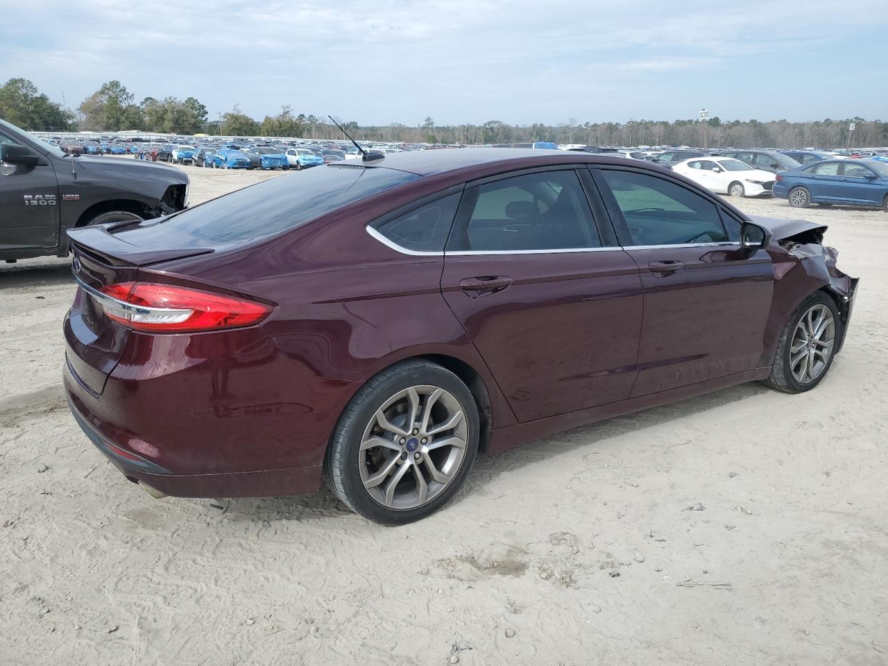 2017 Ford Fusion VIN 3FA6P0G7XHR107700 Copart auction photo, front end damage thumbnail 3