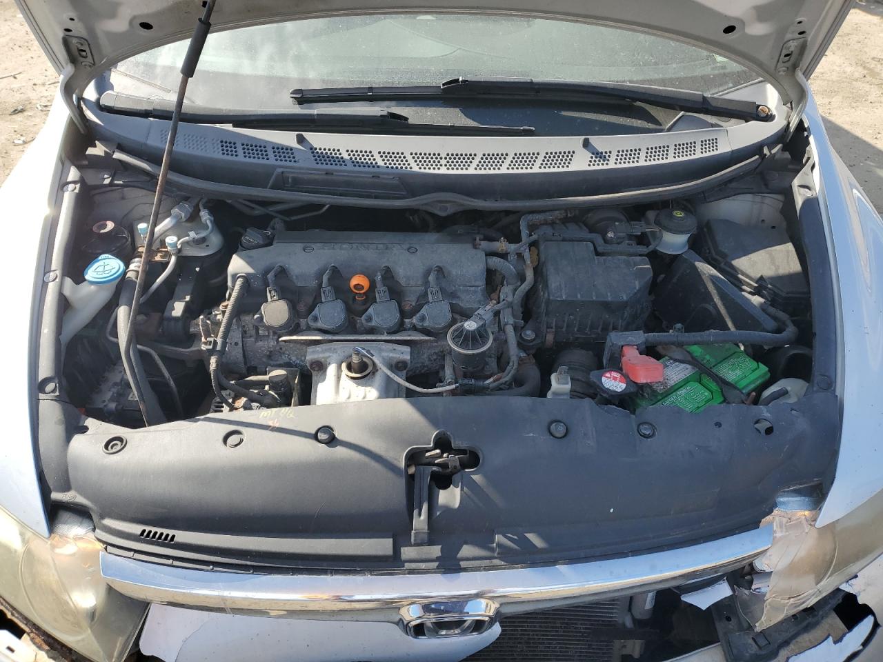 2007 Honda Civic VIN 1HGFA16567L082407 Copart auction photo, rear end / front end damage thumbnail 12