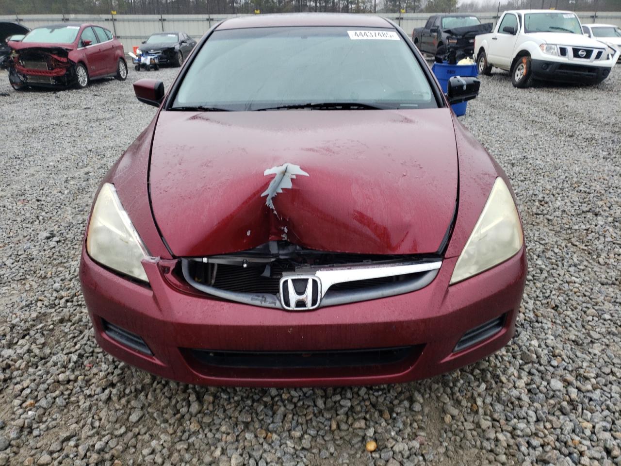 2006 Honda Accord VIN 1HGCM56806A009166 Copart auction photo, front end damage thumbnail 5