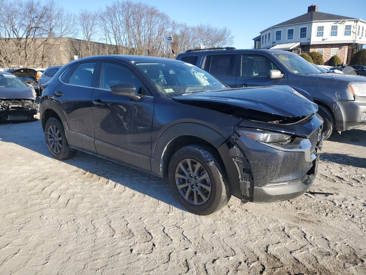2023 Mazda CX-30 VIN 3MVDMBAM1PM513069 Copart auction photo, front end damage thumbnail 4