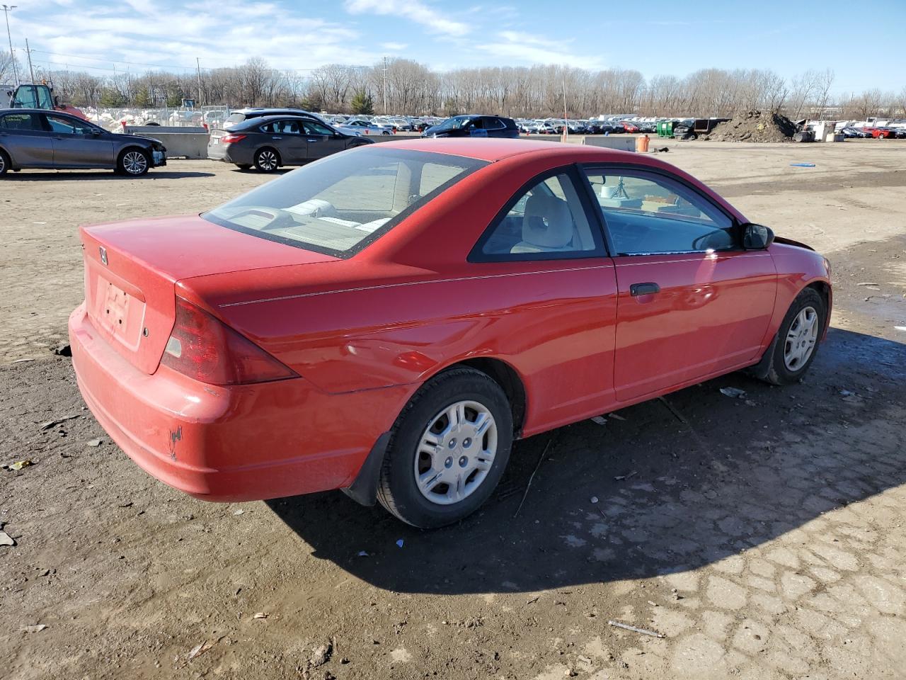2001 Honda Civic VIN 1HGEM22501L000368 Copart auction photo, front end damage thumbnail 3