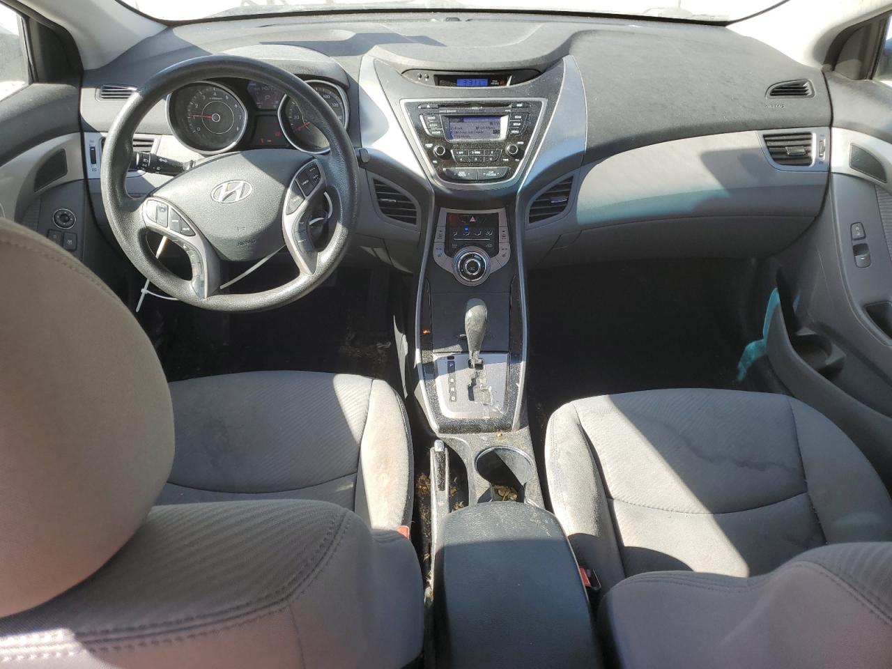 2013 Hyundai Elantra VIN KMHDH4AE9DU651259 Copart auction photo, rear end damage thumbnail 8