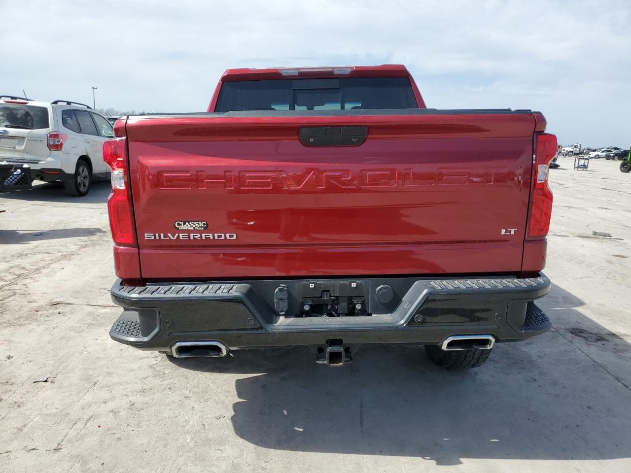 2019 Chevrolet Silverado VIN 1GCPYFED2KZ132195 Copart auction photo, side / hail damage thumbnail 6