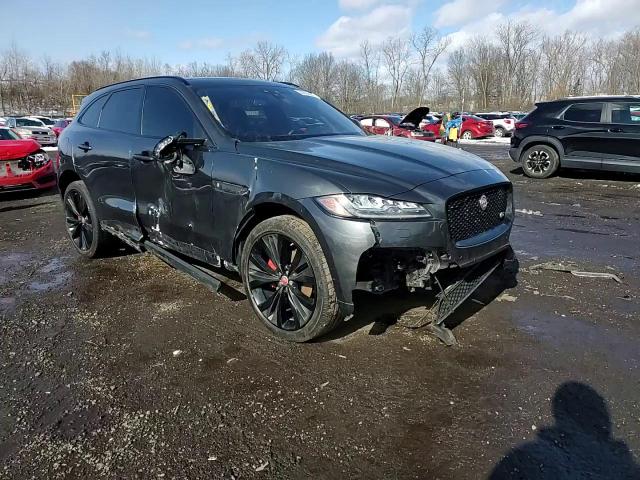 2018 Jaguar F-Pace VIN SADCM2FV2JA298342 Copart auction photo, front end / side damage thumbnail 12