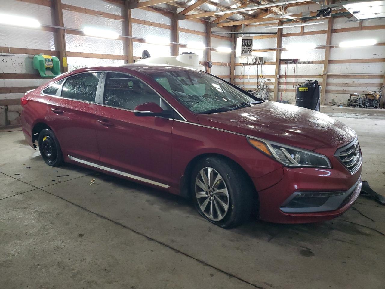 2016 Hyundai Sonata VIN 5NPE34AF9GH268856 Copart auction photo, front end damage thumbnail 4