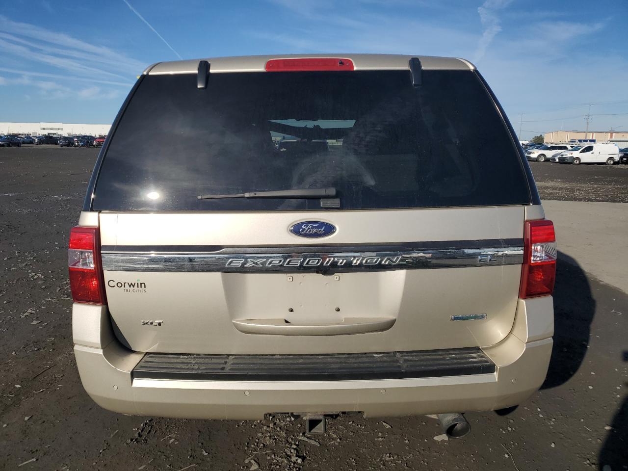 2017 Ford Expedition VIN 1FMJK1JT6HEA51154 Copart auction photo, top/roof damage thumbnail 6