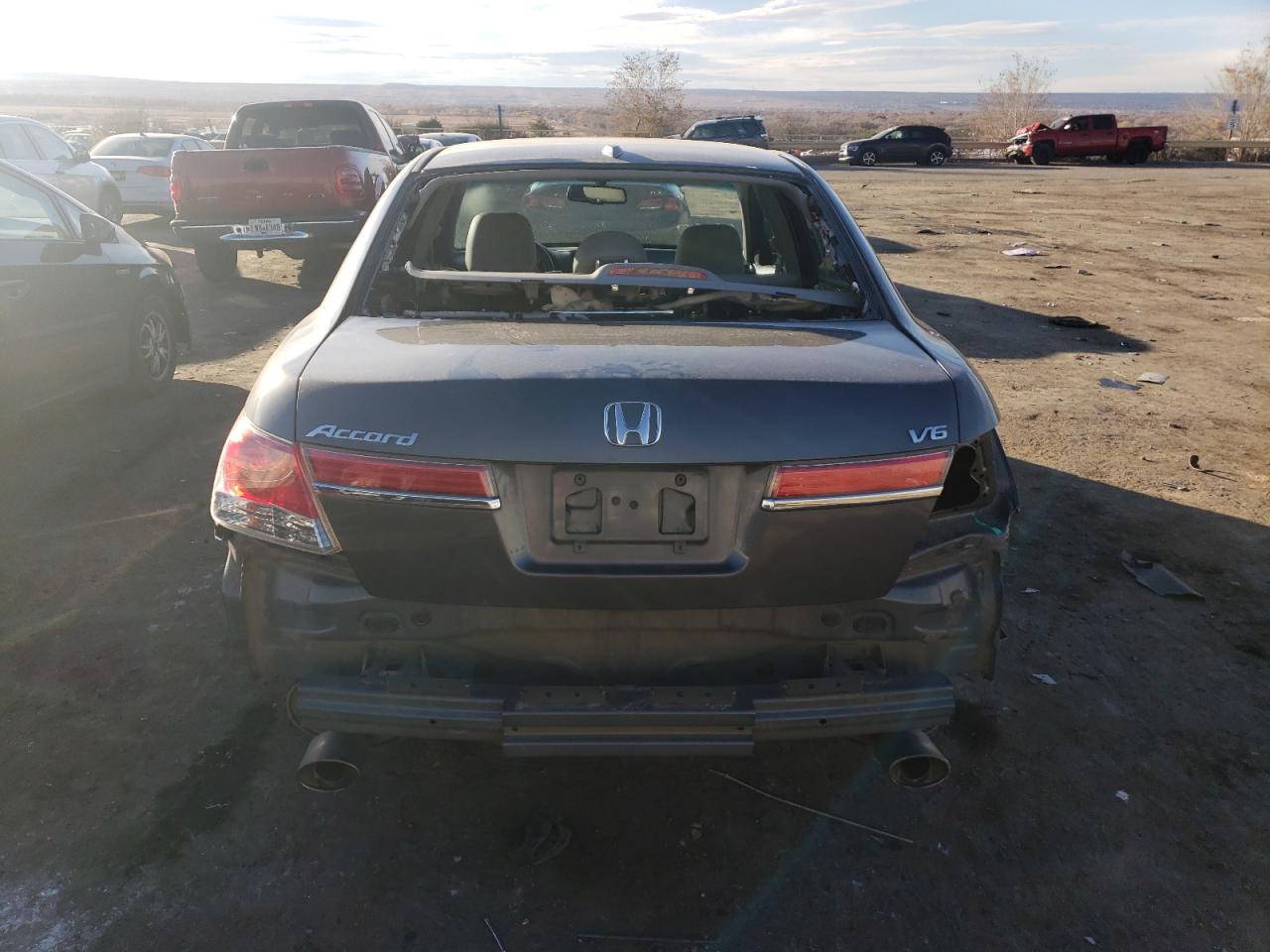 2012 Honda Accord VIN 1HGCP3F8XCA000787 Copart auction photo, rear end damage thumbnail 6