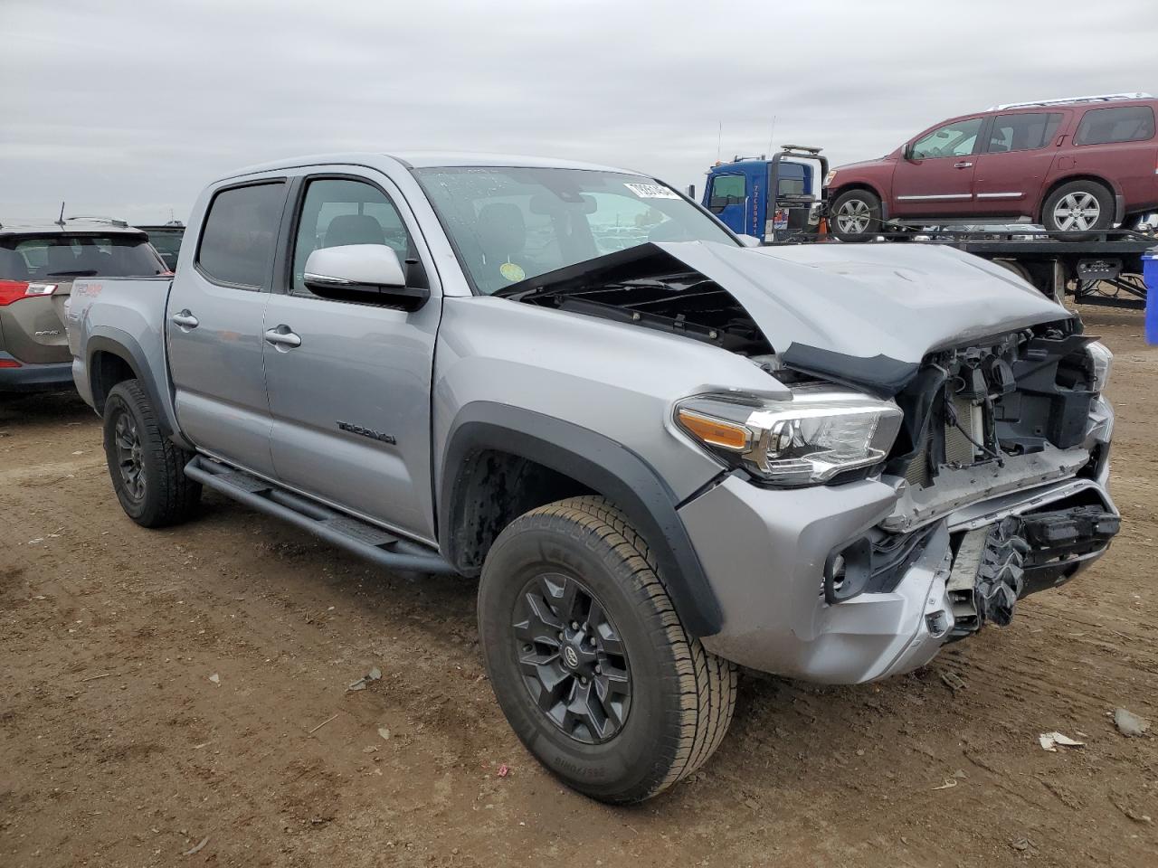2021 Toyota Tacoma VIN 3TMCZ5AN4MM403198 Copart auction photo, front end damage thumbnail 4