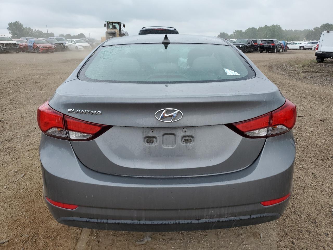 2014 Hyundai Elantra VIN 5NPDH4AE2EH501901 Copart auction photo, front end / water/flood damage thumbnail 6