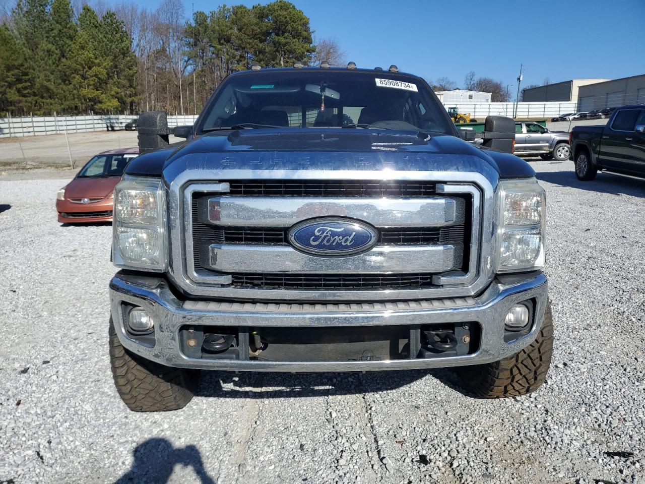 2012 Ford F250 VIN 1FT7W2BT6CED15845 Copart auction photo, all over damage thumbnail 5