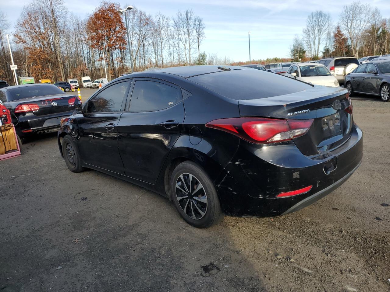 2016 Hyundai Elantra VIN KMHDH4AE4GU600420 Copart auction photo, all over / mechanical damage thumbnail 2