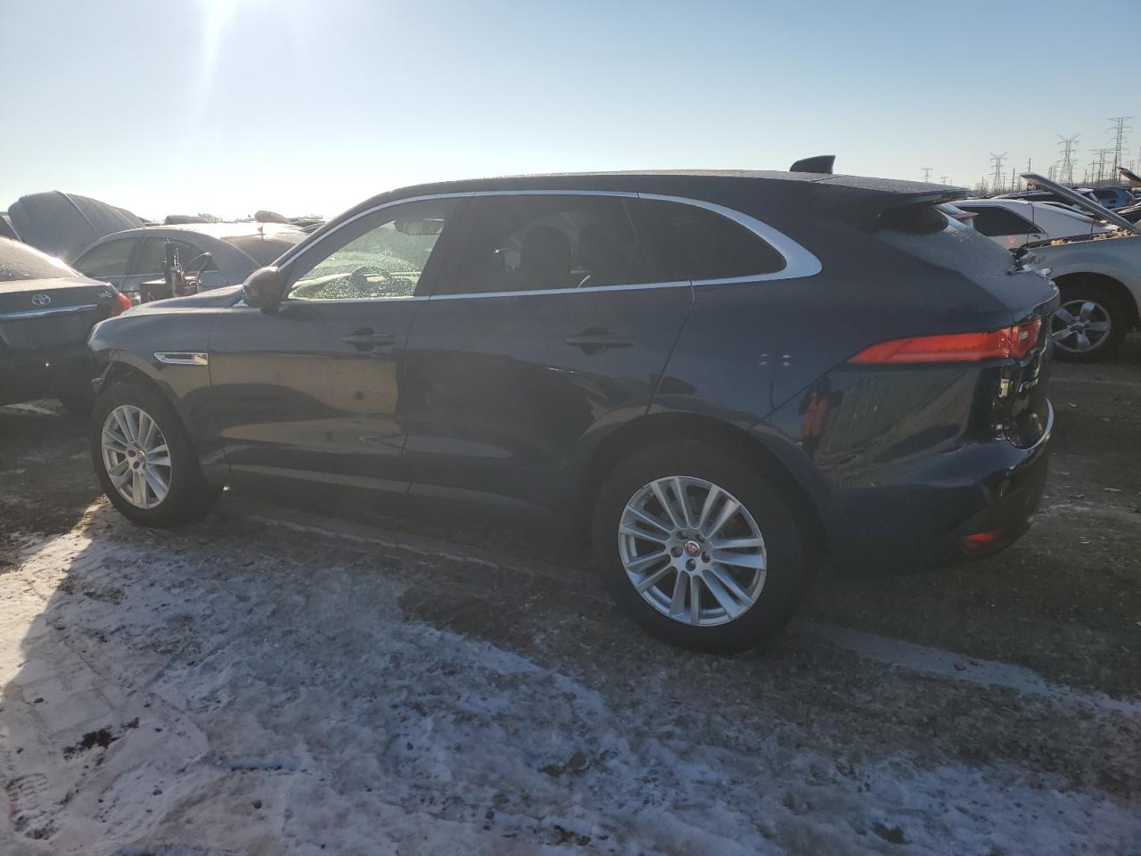 2017 Jaguar F-Pace VIN SADCK2BV8HA898384 Copart auction photo, front end / side damage thumbnail 2