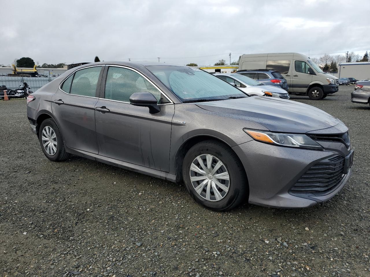 2018 Toyota Camry VIN 4T1B31HK1JU502095 Copart auction photo, rear end damage thumbnail 4