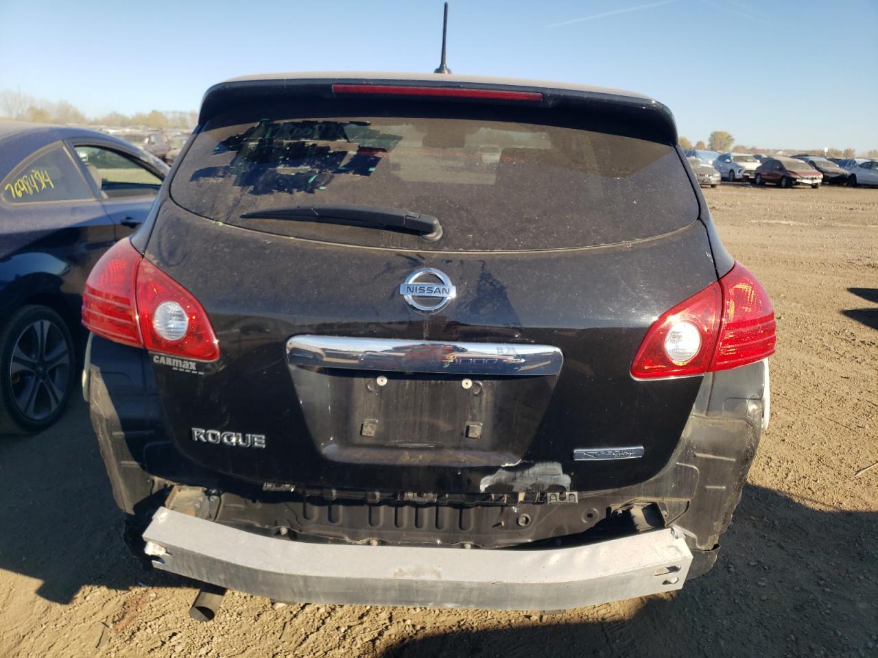 2013 Nissan Rogue VIN JN8AS5MT2DW017793 Copart auction photo, rear end / minor dent/scratches damage thumbnail 6