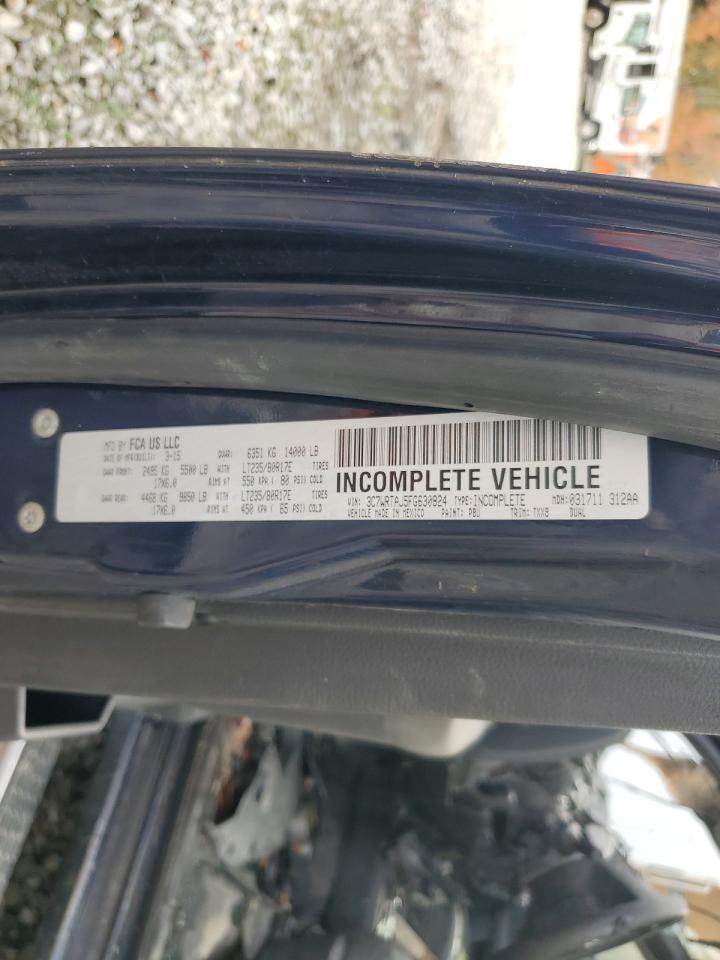 2015 RAM 3500 VIN 3C7WRTAJ5FG630824 Copart auction photo, burn - engine / burn damage thumbnail 12