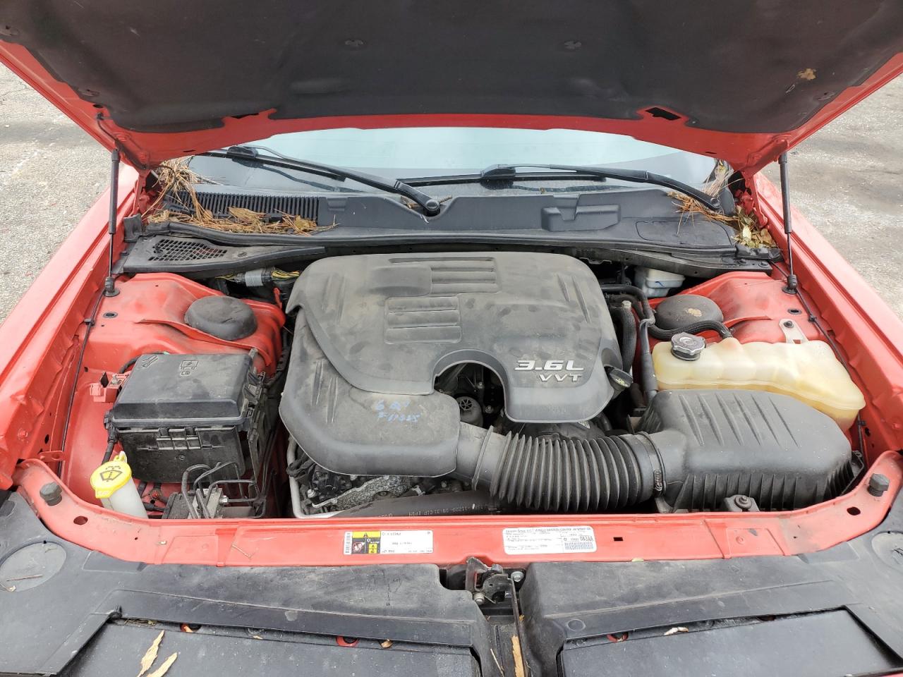 2014 Dodge Challenger VIN 2C3CDYAG5EH311314 Copart auction photo, side / front end damage thumbnail 12