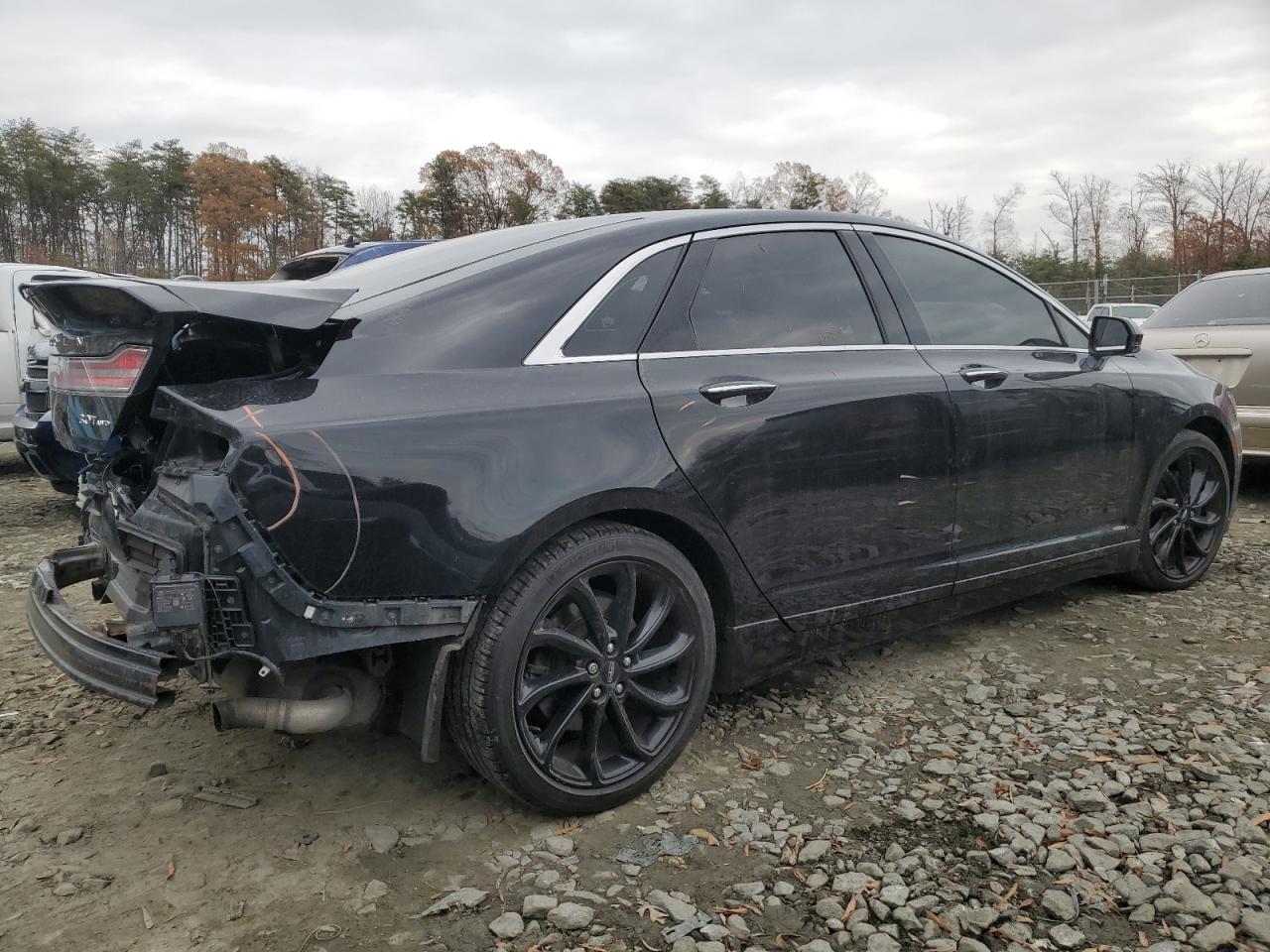 2020 Lincoln MKZ VIN 3LN6L5FC3LR605968 Copart auction photo, rear end damage thumbnail 3