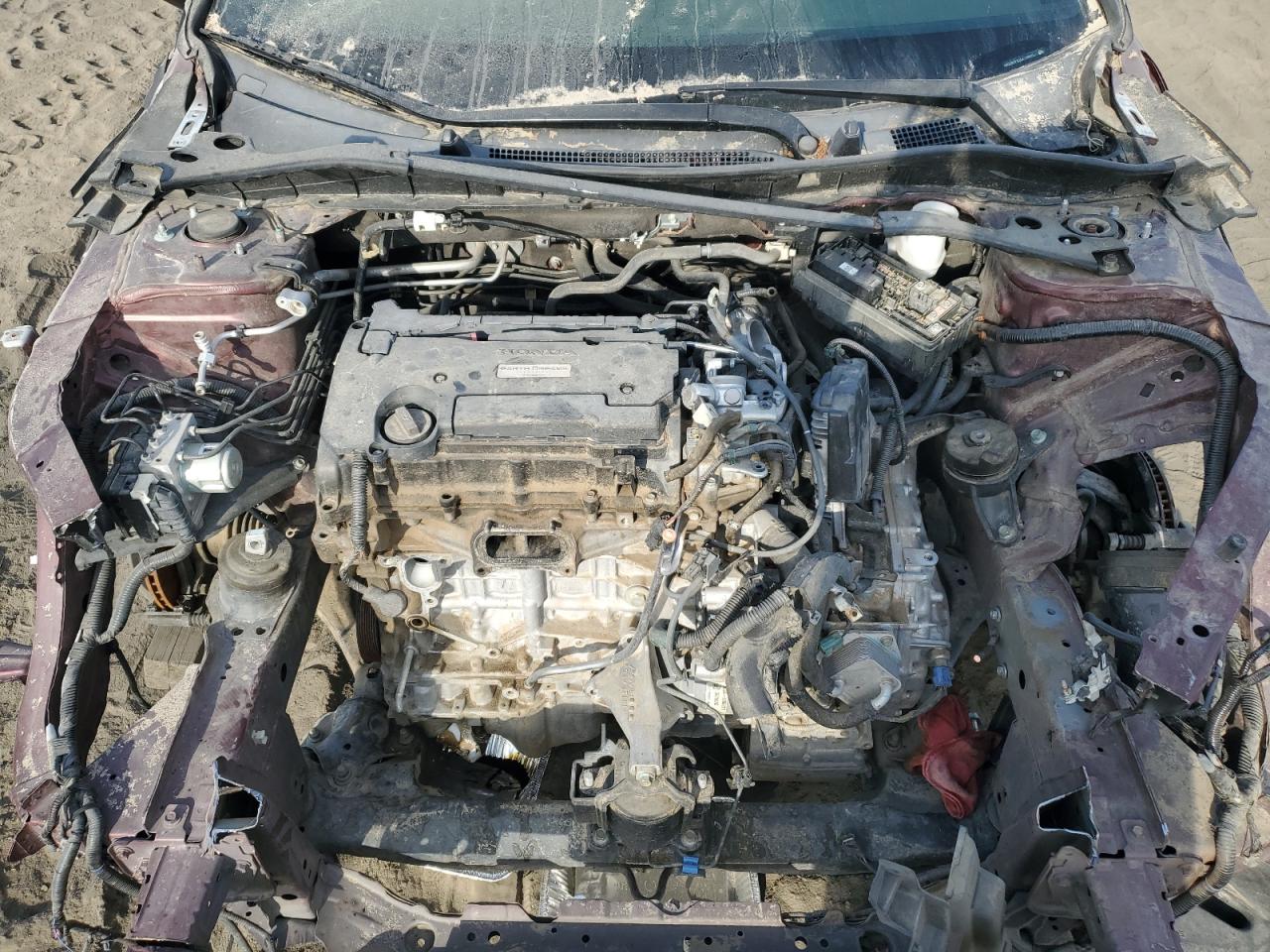 2016 Honda Accord VIN 1HGCR2F53GA179920 Copart auction photo, stripped damage thumbnail 11