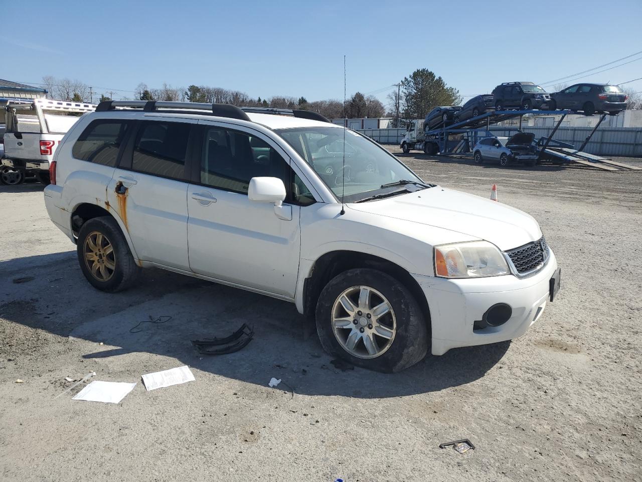 2011 Mitsubishi Endeavor VIN 4A4JN2AS4BE032045 Copart auction photo, front end damage thumbnail 4
