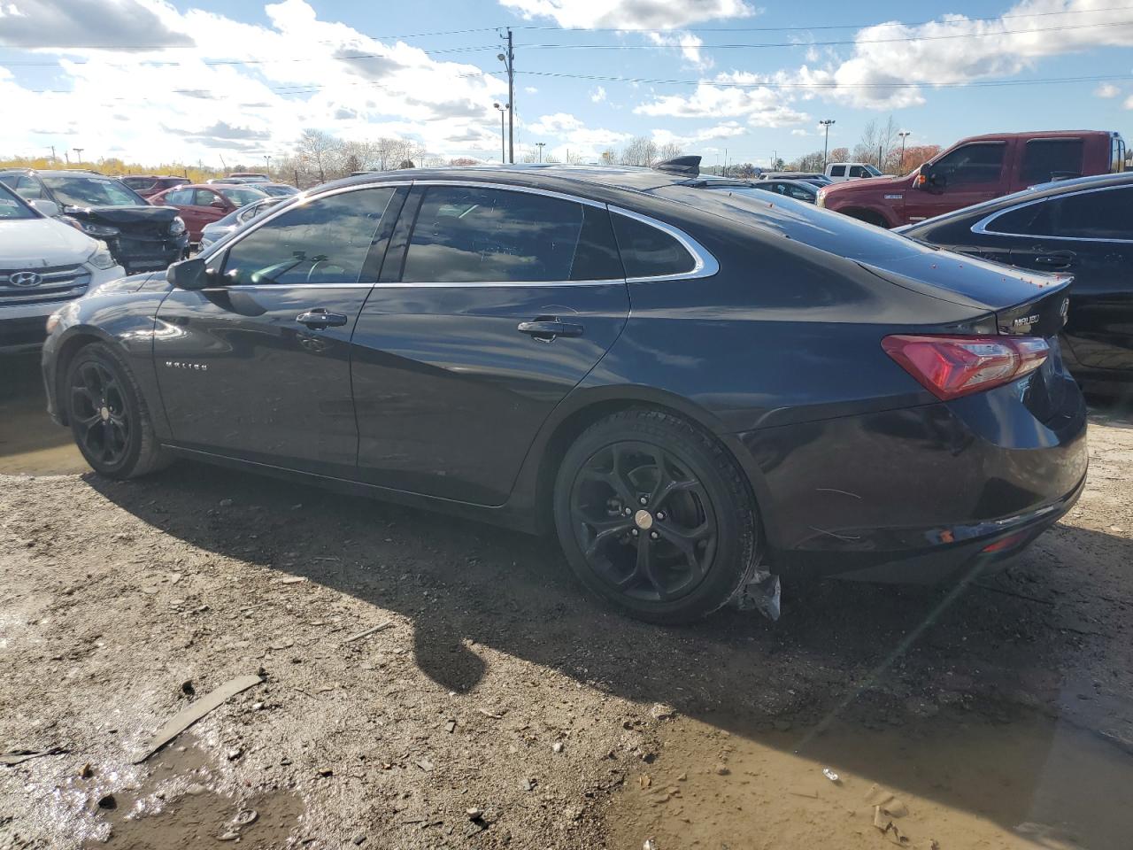 2022 Chevrolet Malibu VIN 1G1ZD5ST2NF177467 Copart auction photo, side / undercarriage damage thumbnail 2