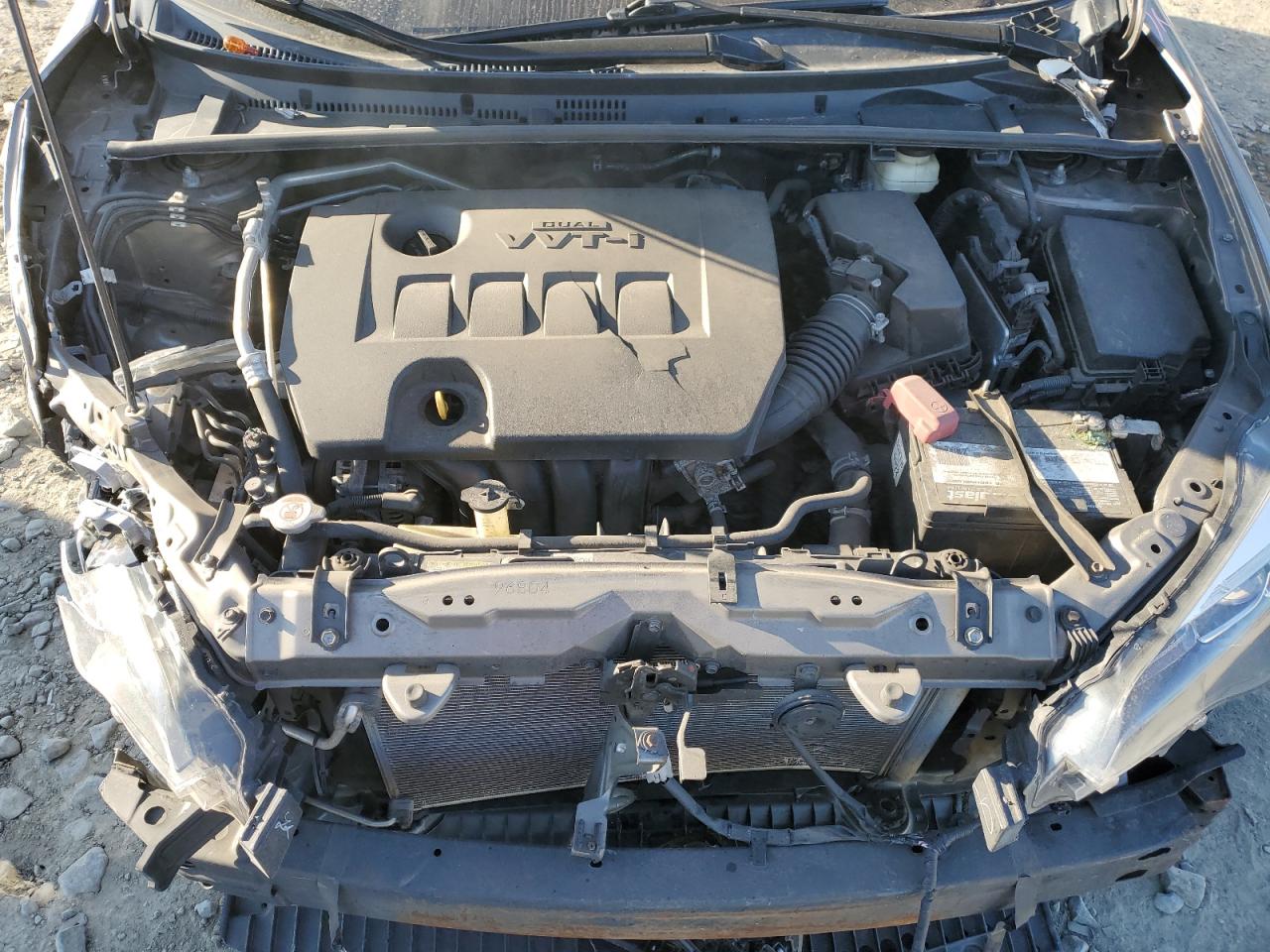 2017 Toyota Corolla VIN 2T1BURHE5HC916157 Copart auction photo, front end / undercarriage damage thumbnail 11