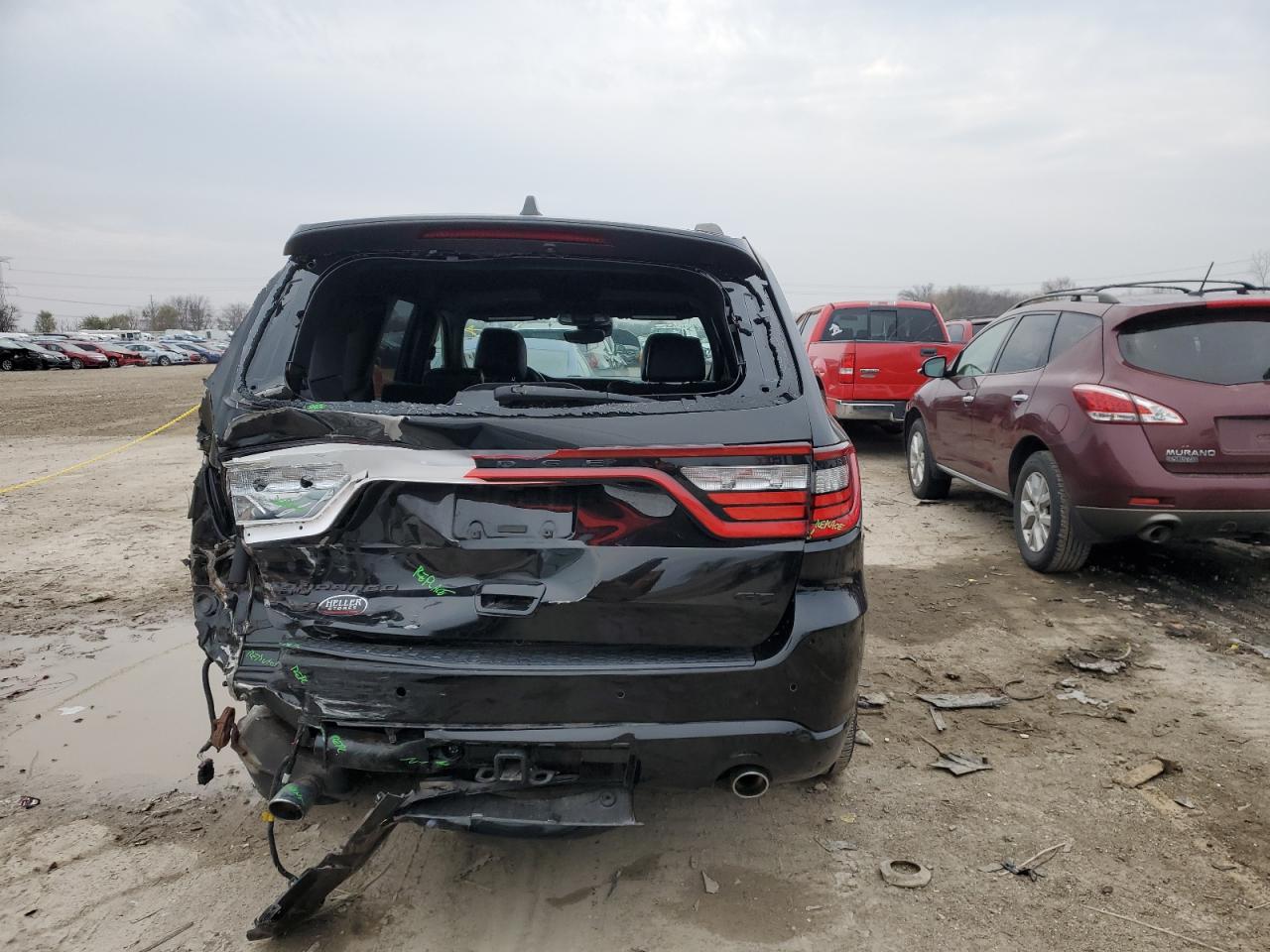 2021 Dodge Durango VIN 1C4RDJDG4MC546913 Copart auction photo, rear end damage thumbnail 6