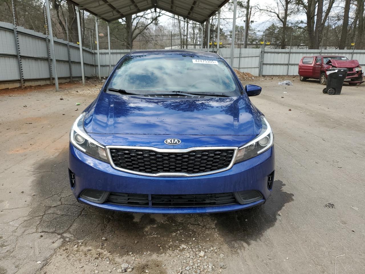 2017 KIA Forte VIN 3KPFK4A74HE149957 Copart auction photo, side / front end damage thumbnail 5