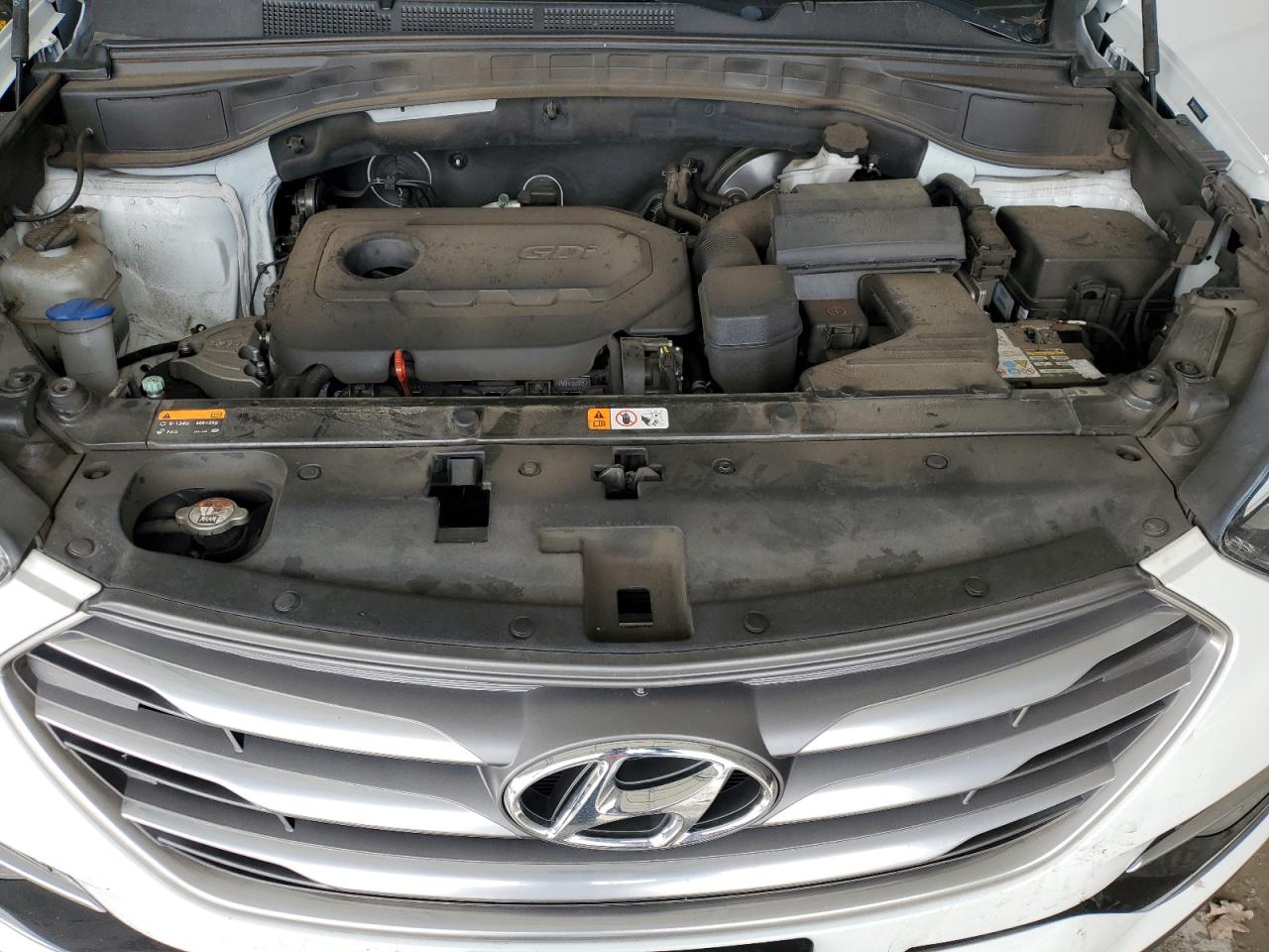 2017 Hyundai Santa Fe VIN 5NMZUDLB0HH021622 Copart auction photo, rear end / minor dent/scratches damage thumbnail 12