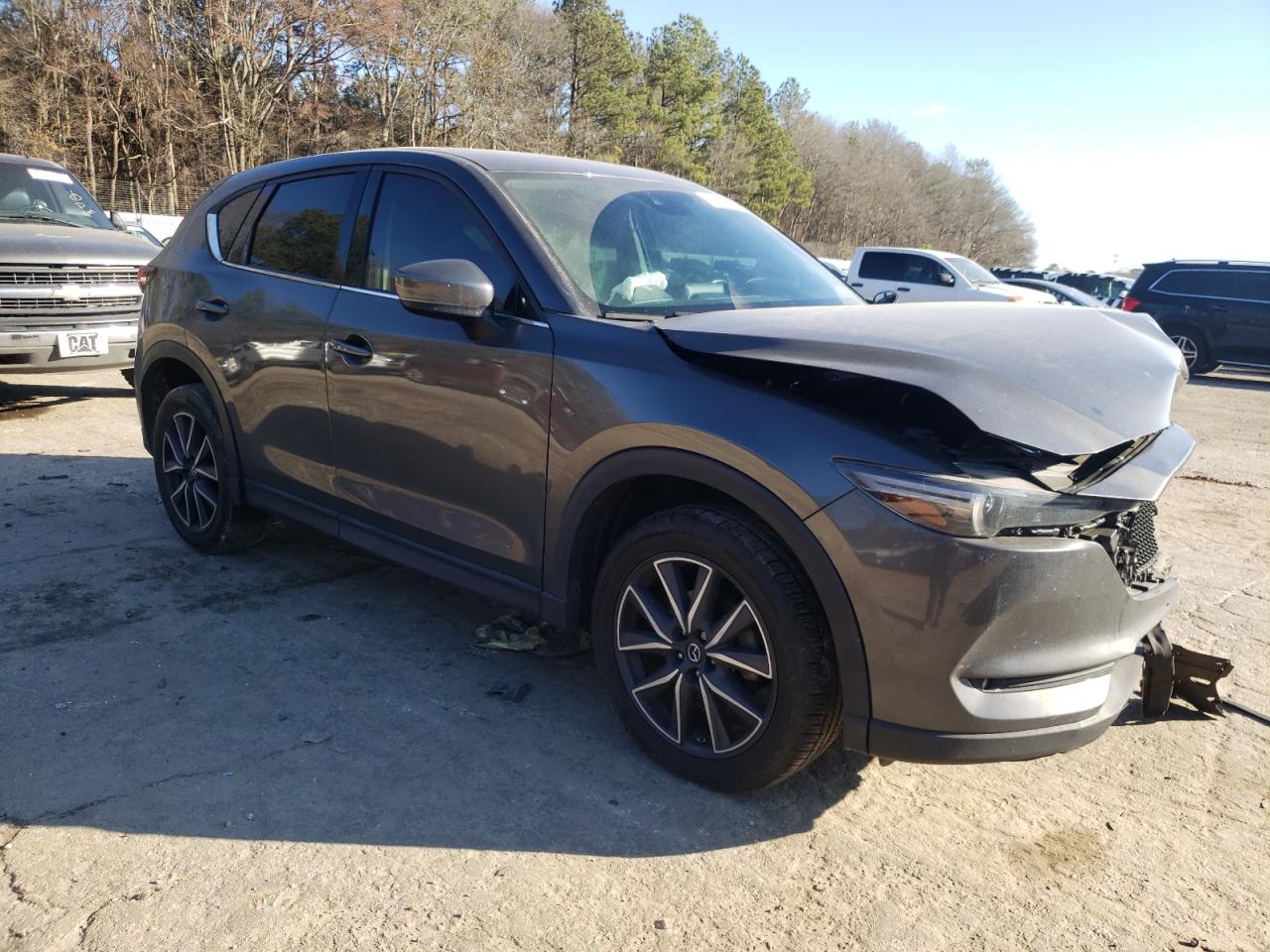 2017 Mazda CX-5 VIN JM3KFBDLXH0142656 Copart auction photo, front end damage thumbnail 4