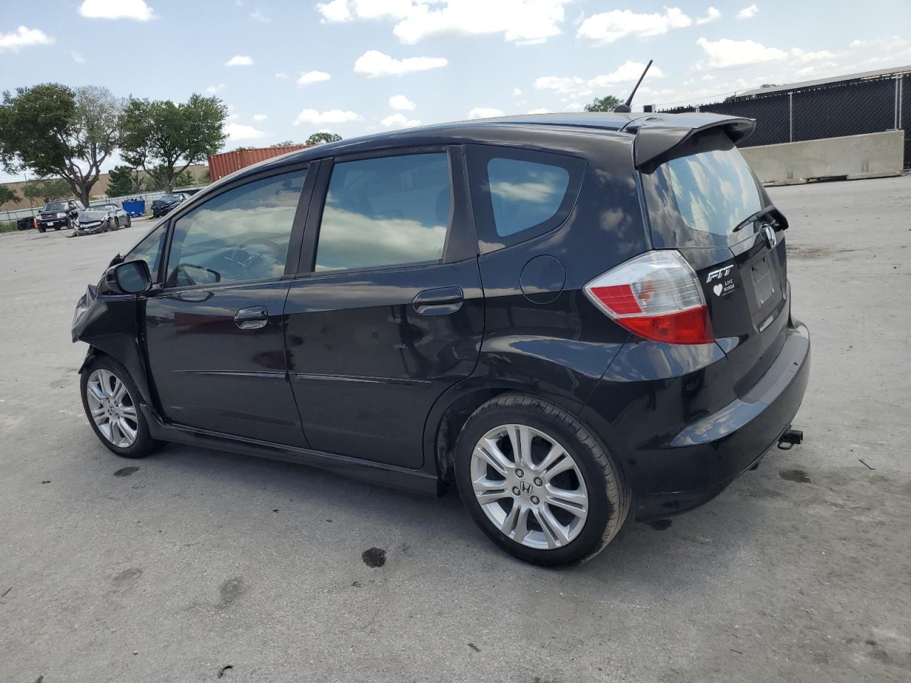 2009 Honda Fit VIN JHMGE88469S022672 Copart auction photo, front end damage thumbnail 2