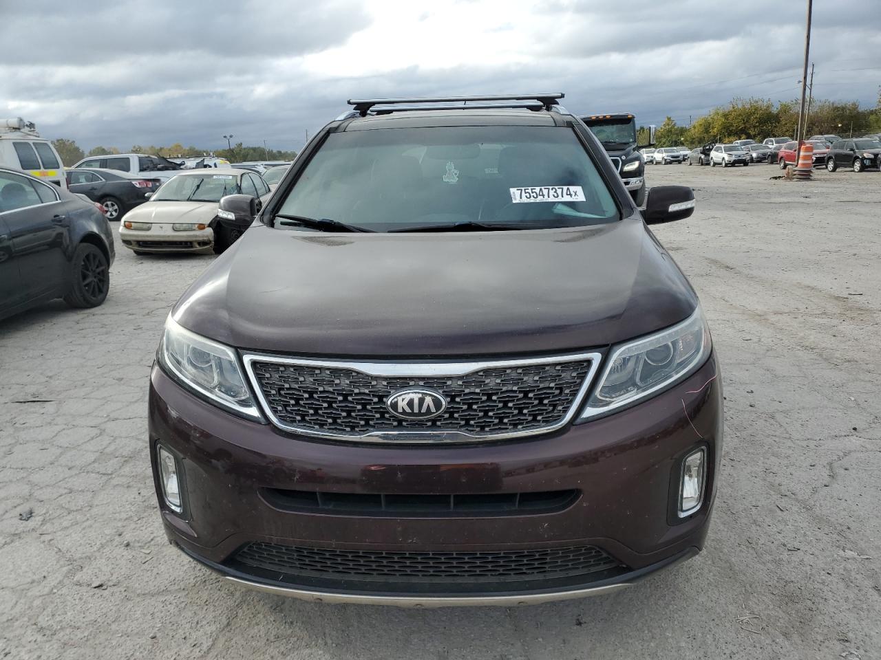 2014 KIA Sorento VIN 5XYKWDA73EG495886 Copart auction photo, side / minor dent/scratches damage thumbnail 5