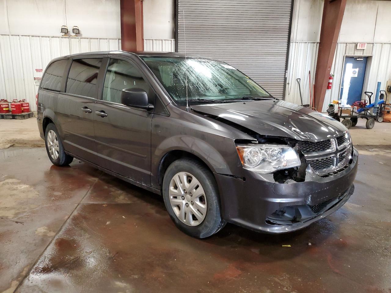 2016 Dodge Caravan VIN 2C4RDGBG0GR354132 Copart auction photo, front end / side damage thumbnail 4