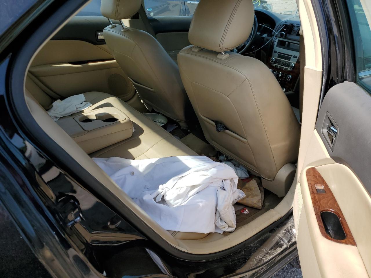 2012 Ford Fusion VIN 3FAHP0JG7CR135495 Copart auction photo, side / front end damage thumbnail 6
