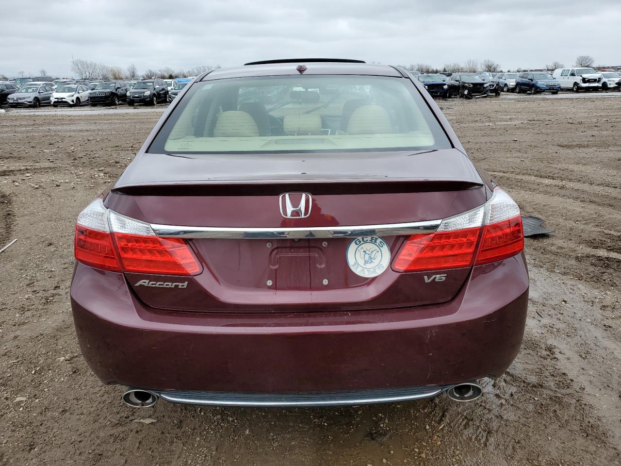 2014 Honda Accord VIN 1HGCR3F84EA011460 Copart auction photo, front end damage thumbnail 6