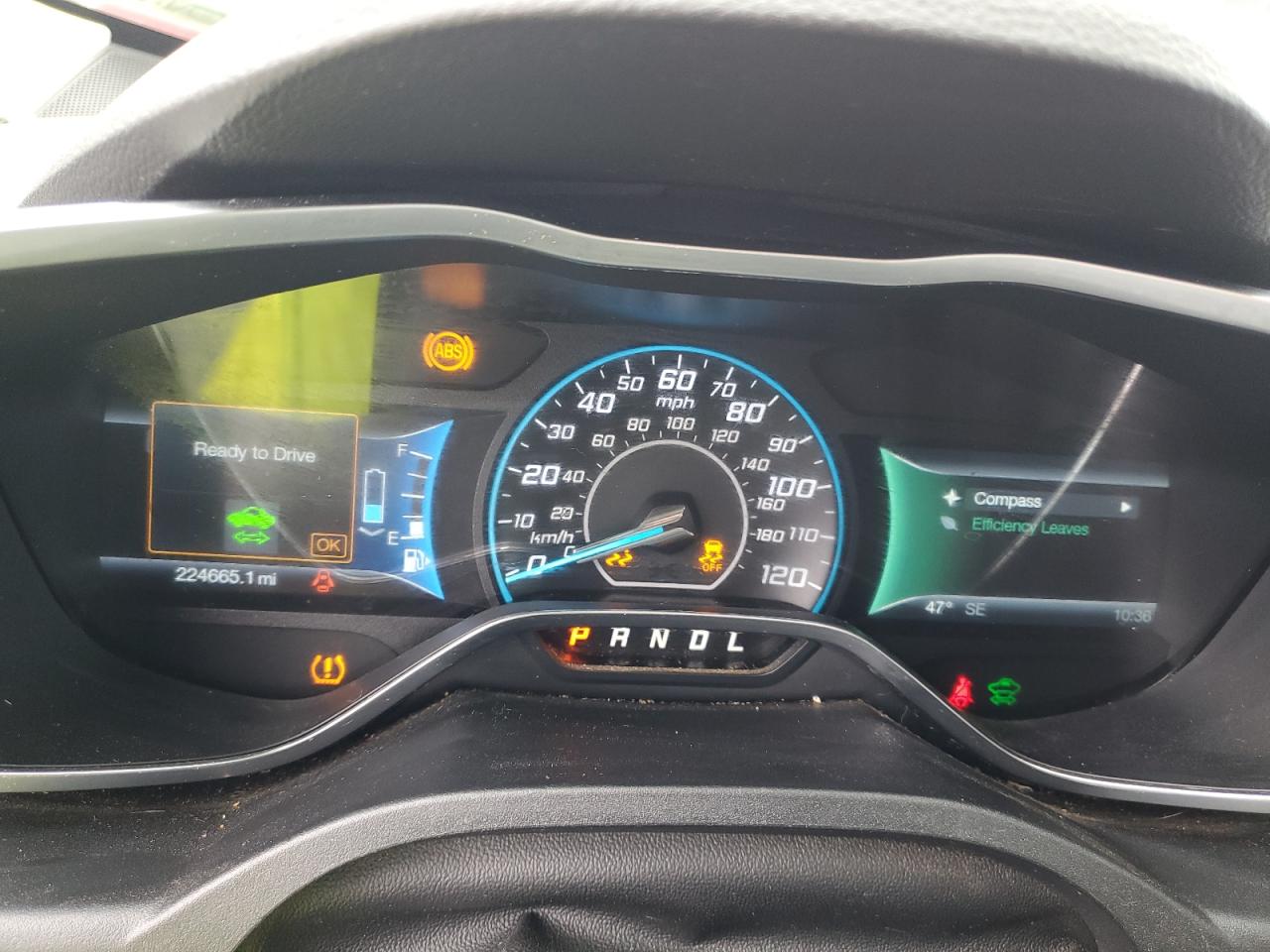 2014 Ford C-MAX VIN 1FADP5AU3EL507725 Copart auction photo, front end damage thumbnail 9