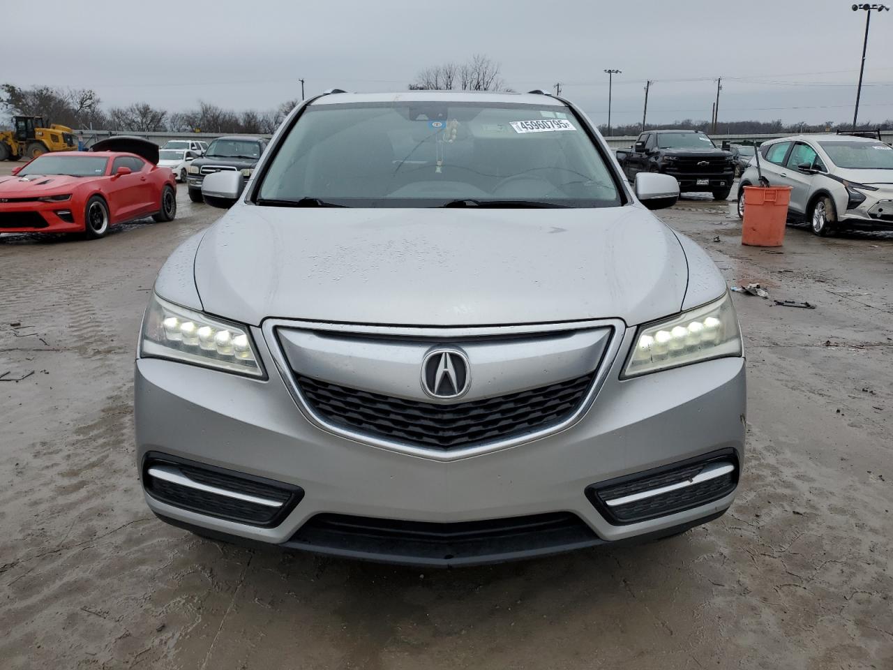 2014 Acura MDX VIN 5FRYD4H41EB041900 Copart auction photo, rear end / side damage thumbnail 5