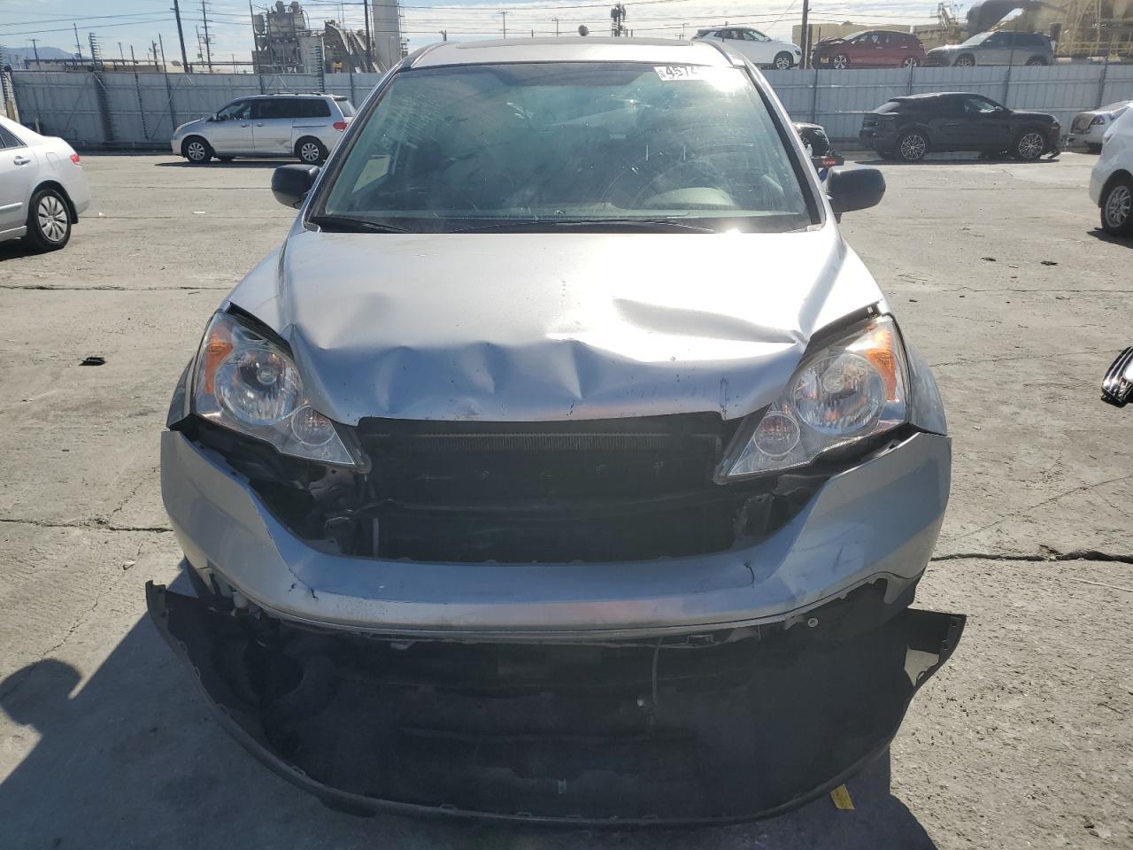 2008 Honda CR-V VIN JHLRE38528C008737 Copart auction photo, front end damage thumbnail 5