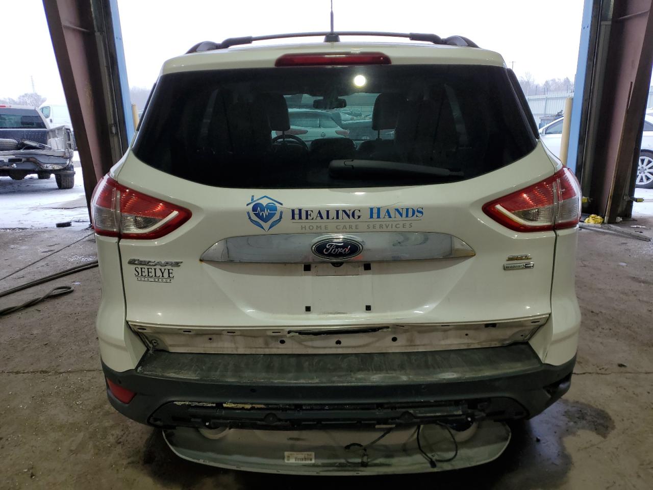 2013 Ford Escape VIN 1FMCU9HX8DUA92802 Copart auction photo, rear end / side damage thumbnail 6