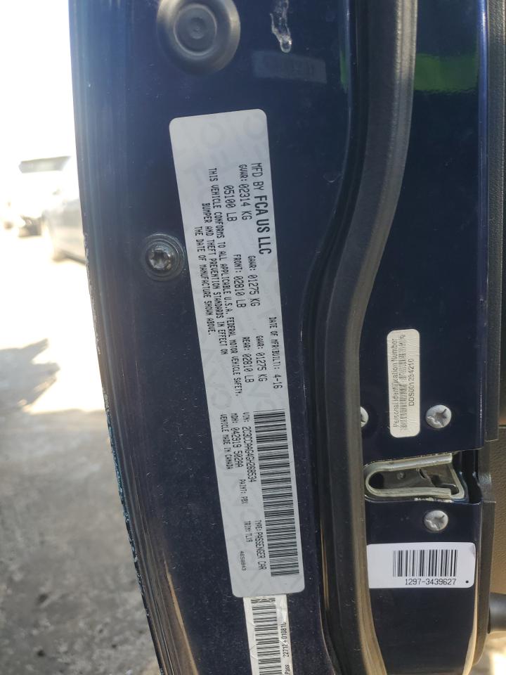 2016 Chrysler 300 VIN 2C3CCAAG4GH268534 Copart auction photo, front end / normal wear damage thumbnail 12
