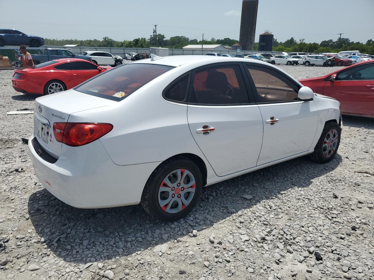 2010 Hyundai Elantra VIN KMHDU4AD5AU117111 Copart auction photo, front end damage thumbnail 3