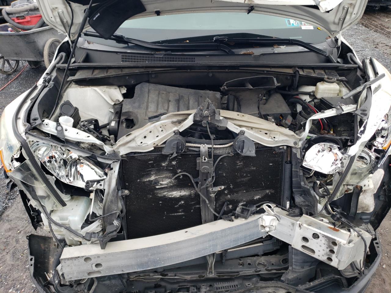 2016 Toyota Highlander VIN 5TDDKRFH9GS354331 Copart auction photo, front end / mechanical damage thumbnail 12