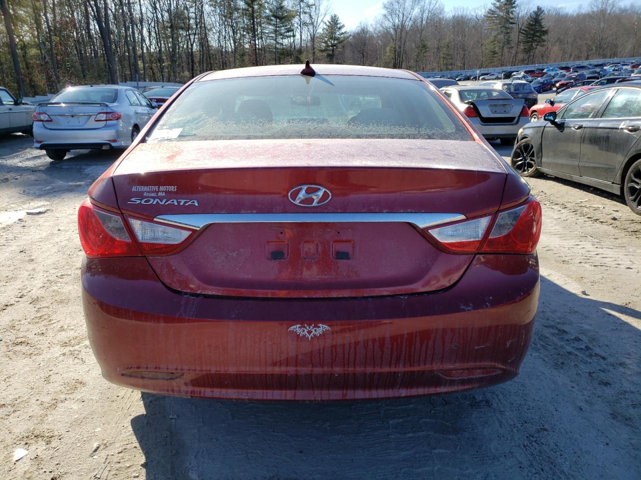 2013 Hyundai Sonata VIN 5NPEB4AC5DH565403 Copart auction photo, front end / undercarriage damage thumbnail 6