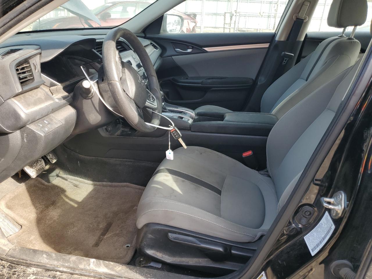 2019 Honda Civic VIN 2HGFC2F67KH582638 Copart auction photo, rear end damage thumbnail 7