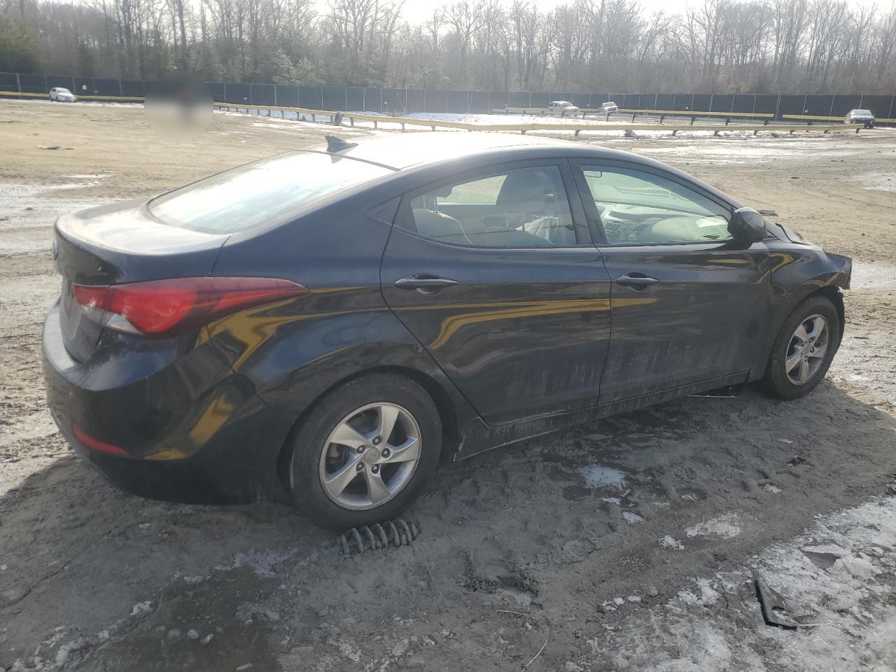2014 Hyundai Elantra VIN KMHDH4AE8EU096287 Copart auction photo, front end / mechanical damage thumbnail 3