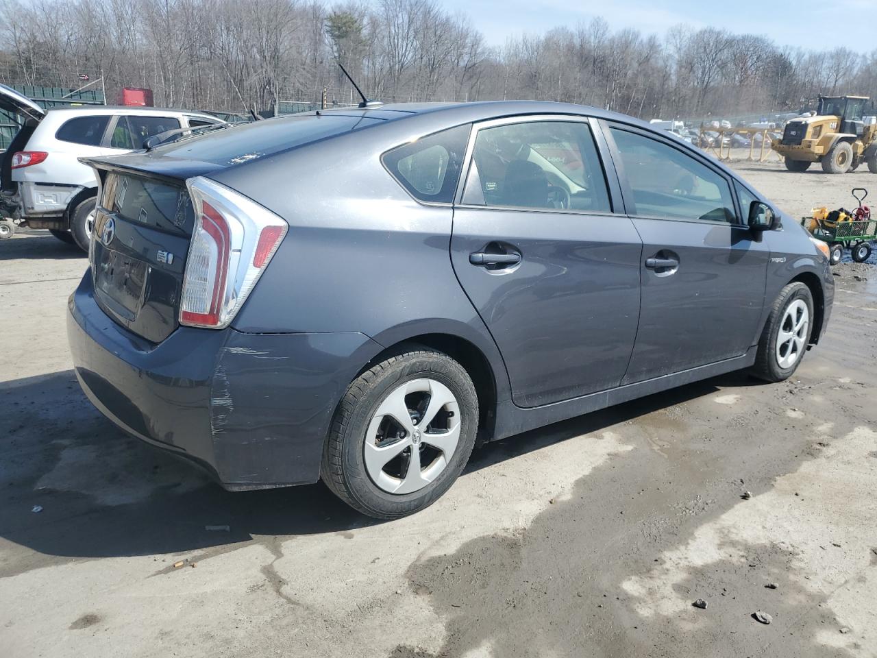 2014 Toyota Prius VIN JTDKN3DU8E1800670 Copart auction photo, frame damage damage thumbnail 3