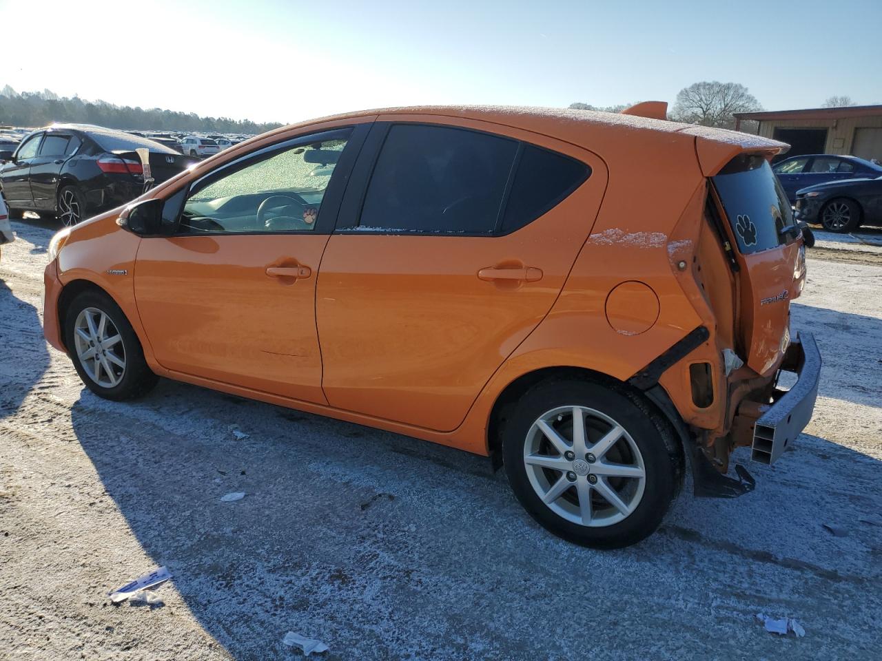 2015 Toyota Prius VIN JTDKDTB39F1089849 Copart auction photo, rear end / rejected repair damage thumbnail 2